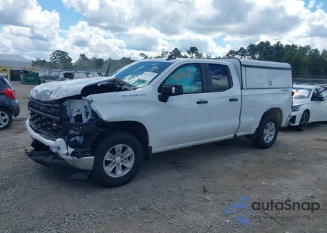 2025 Chevrolet Silverado 1500 4Wd Standard Bed Wt из США, поврежденный, VIN 1GCRKAEDXSZ221137